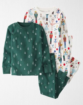 Toddler 2-Piece Pajamas Made with Organic Cotton, 