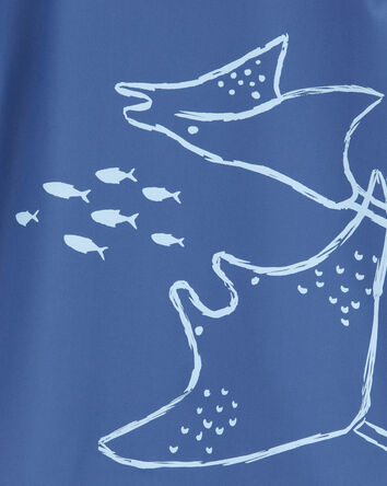 Toddler Stingray Short-Sleeve Rashguard - Navy, 