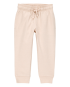Toddler Pull-On Drawstring Joggers - Khaki, image 1 of 6 slides
