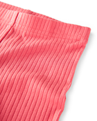 Toddler 2-Pack Organic Cotton Ribbed Pedal Shorts, image 3 of 3 slides
