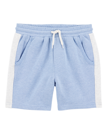 Kid Pull-On French Terry Shorts - Blue, 