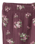 Baby 2-Pack Organic Cotton Rib Leggings, image 3 of 4 slides