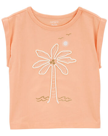 Baby Palm Tree Knit Tee, 