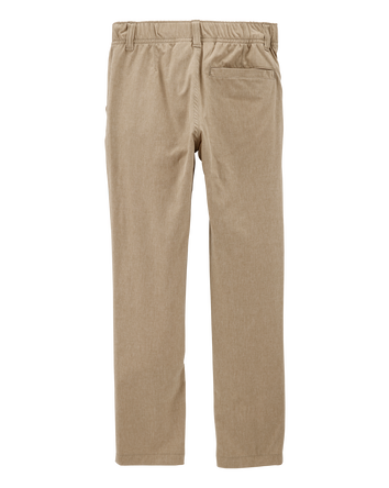 Boys Active Uniform Pull-On Pants - Khaki, 