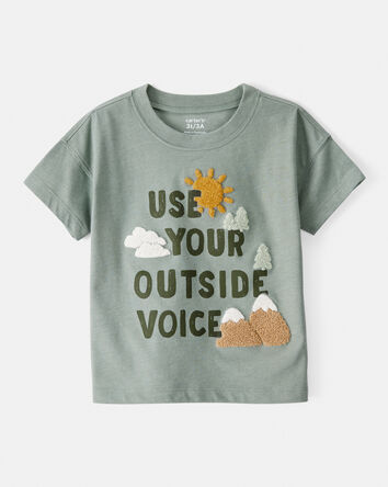 Toddler Boy Outdoor Voice Short-Sleeve Graphic Tee - Green, 