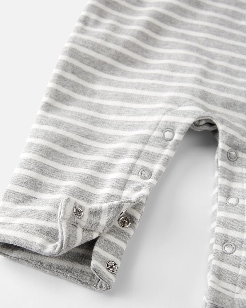 Baby Organic Cotton Terry Jumpsuit, image 2 of 4 slides