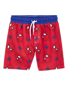 Boys Marvel&trade; Spider-Man Swim Trunks - Red/Blue, image 1 of 3 slides