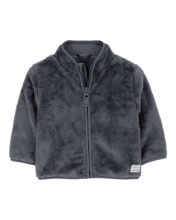Baby Zip-Up Sherpa Cardigan, 