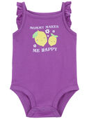 Purple - Baby Mommy Sleeveless Bodysuit
