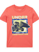 Red - Toddler Under Construction Graphic Tee