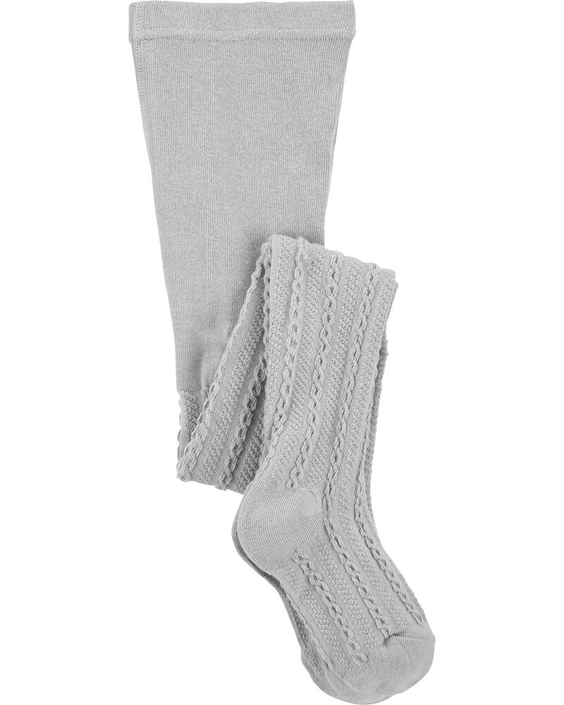 Kid Cable Knit Tights, image 1 of 2 slides