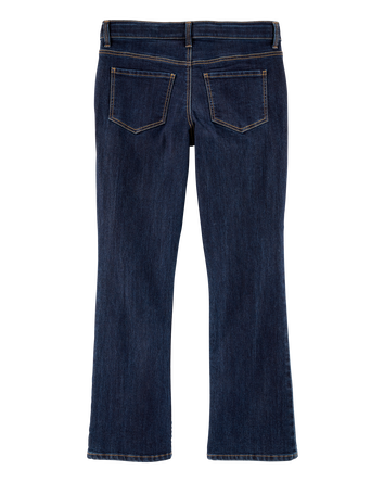 Kid Dark Wash Plus-Fit Boot-Cut Jeans, 