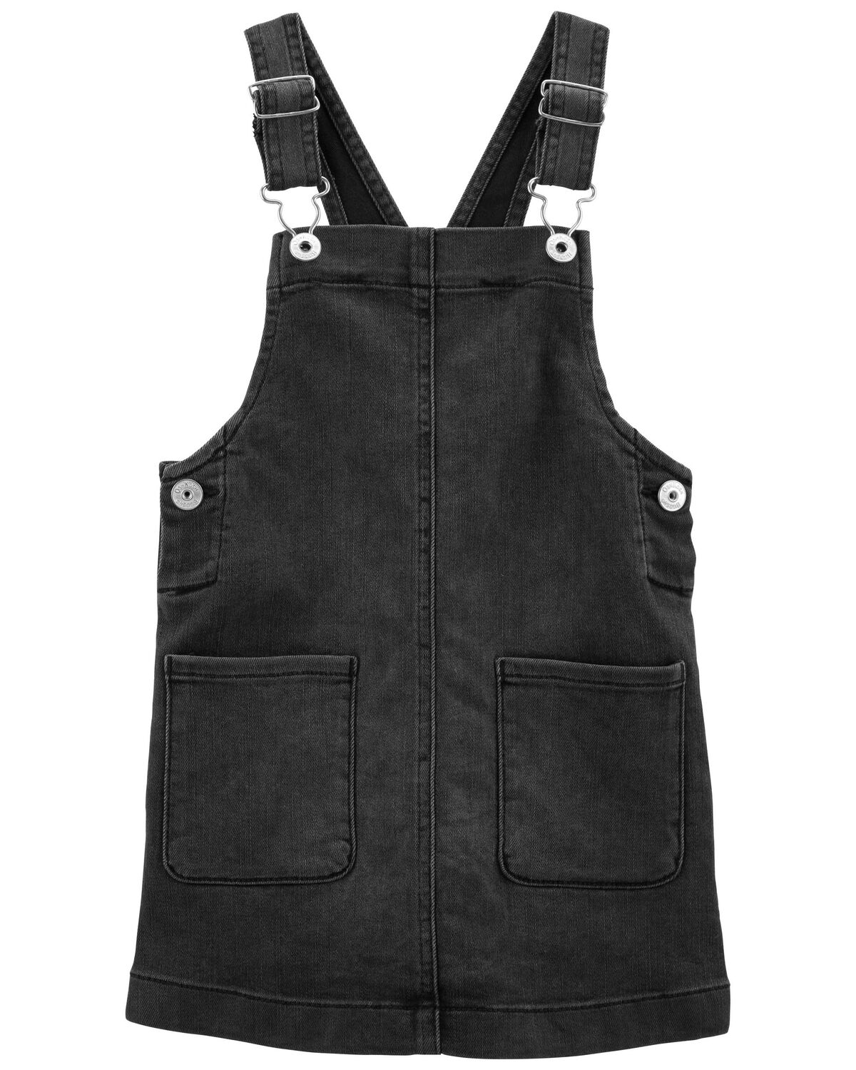 Black Toddler Denim Jumper Dress