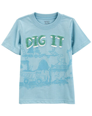 Toddler Dig It Construction Graphic Tee, 