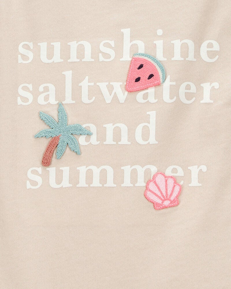 Baby Sunshine, Saltwater and Summer Graphic Tee, image 3 of 4 slides