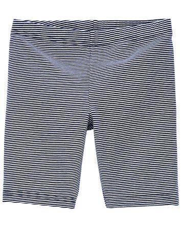 Striped Bike Shorts, 