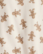 Kid Gingerbread Man Holiday Pullover Made with Organic Cotton, image 3 of 5 slides