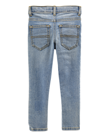 Baby Sun Faded Light Wash Skinny-Leg Jeans, 