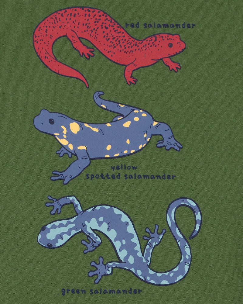 Toddler Lizard Short-Sleeve Graphic Tee - Green, image 2 of 3 slides