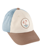 Baby Palm Tree Colorblock Baseball Hat - Tan, image 1 of 2 slides