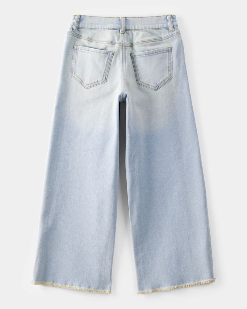 Kid High Rise Baggy Wide Leg Jeans - Lily Light Denim Wash, image 2 of 5 slides