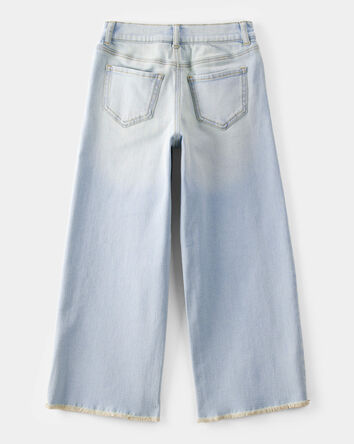 Kid High Rise Baggy Wide Leg Jeans - Lily Light Denim Wash, 