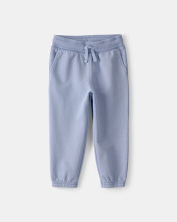 Toddler Drawstring Knit Joggers - Blue, 