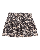 Toddler Floral Linen Look-Alike Drawstring Skirt, image 1 of 5 slides