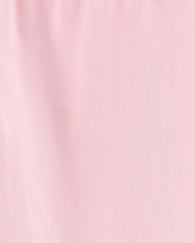 Kid 2-Pack Pink Cotton Stretch Leggings, image 3 of 4 slides