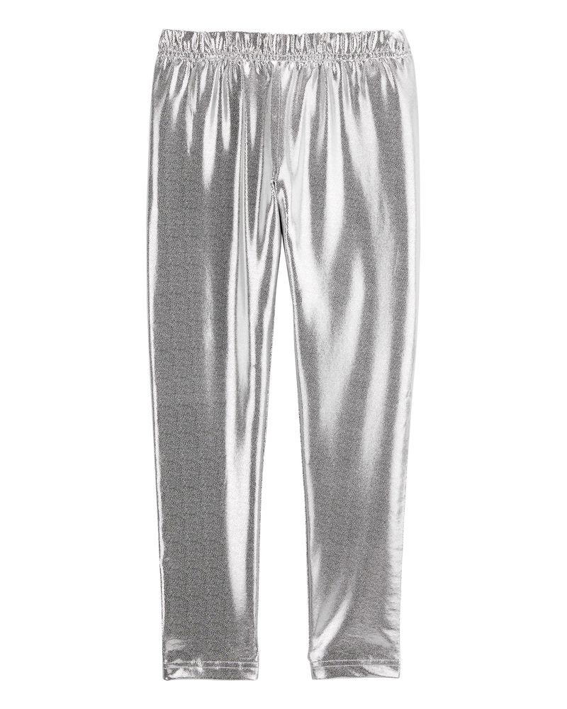 Kid Metallic Leggings, image 2 of 5 slides