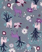 Kid 4-Piece Unicorn 100% Snug Fit Cotton Pajamas, image 2 of 4 slides