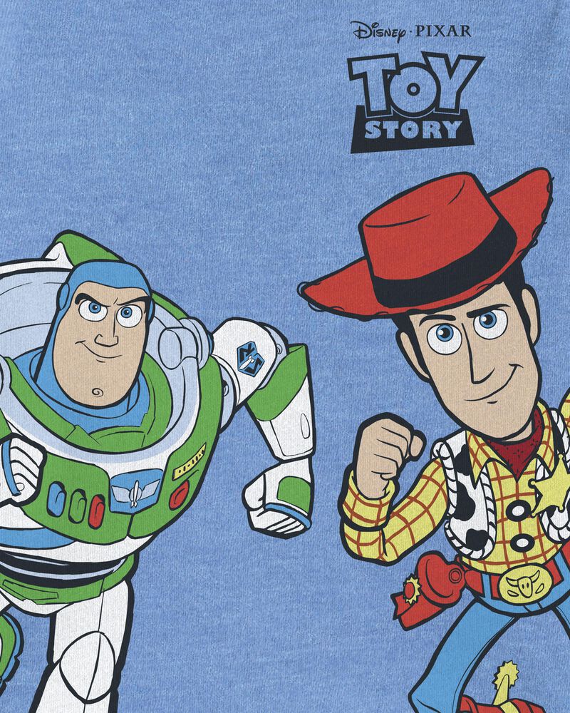 Toddler Toy Story Short-Sleeve Graphic Tee - Blue, image 2 of 2 slides