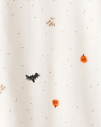 Baby 1-Piece Halloween 100% Snug Fit Cotton Footie Pajamas - Ivory, 