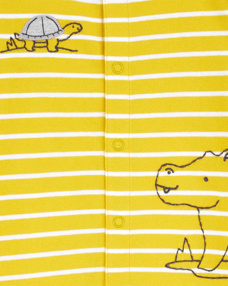 Baby Rhino Snap-Up Romper, image 2 of 3 slides