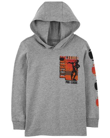 Kid Pro League Football Hooded Tee, 