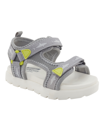 Toddler Meadow Sandals - Grey, 