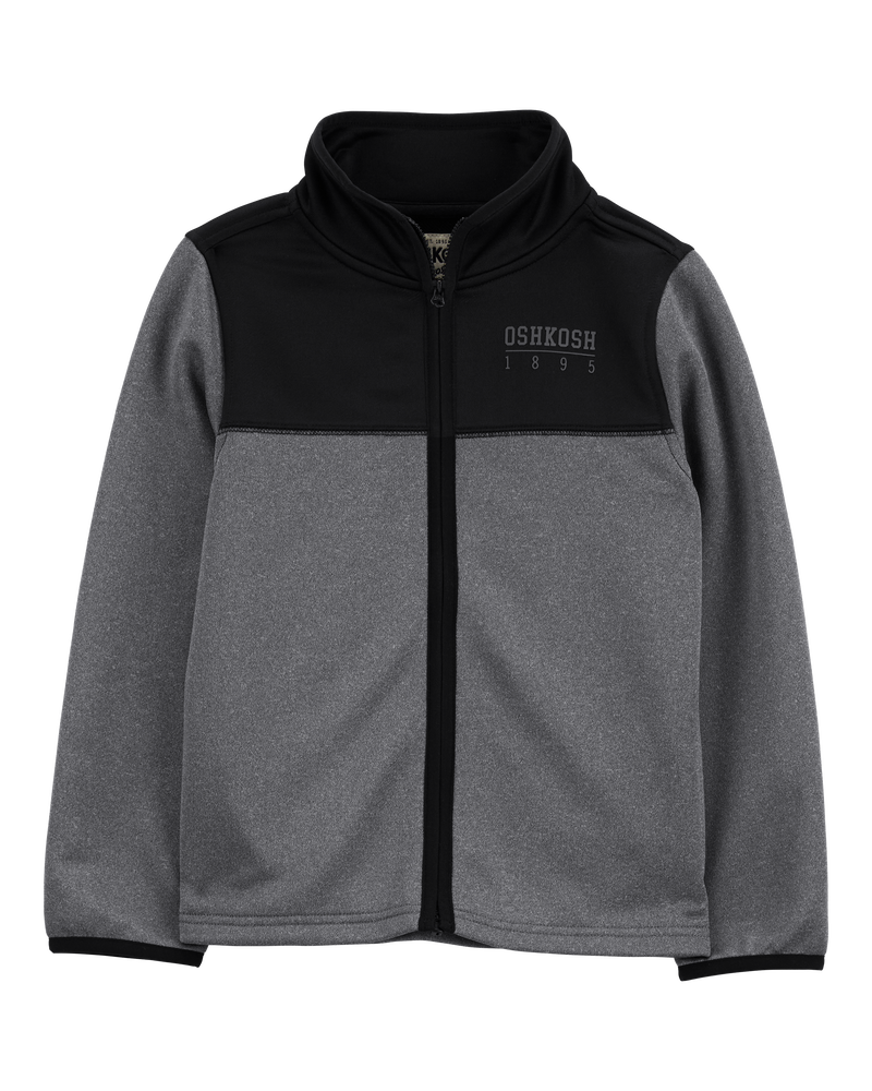 Kid 2-Piece OshKosh Logo Zip Jacket & French Terry Pants Set, image 3 of 7 slides