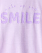 Kid 2-Pack Smiley Face Nightgowns - Purple, image 3 of 4 slides