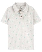 Kid Printed Polo Shirt, image 1 of 3 slides