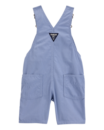 Toddler Canvas Shortalls - Blue, 