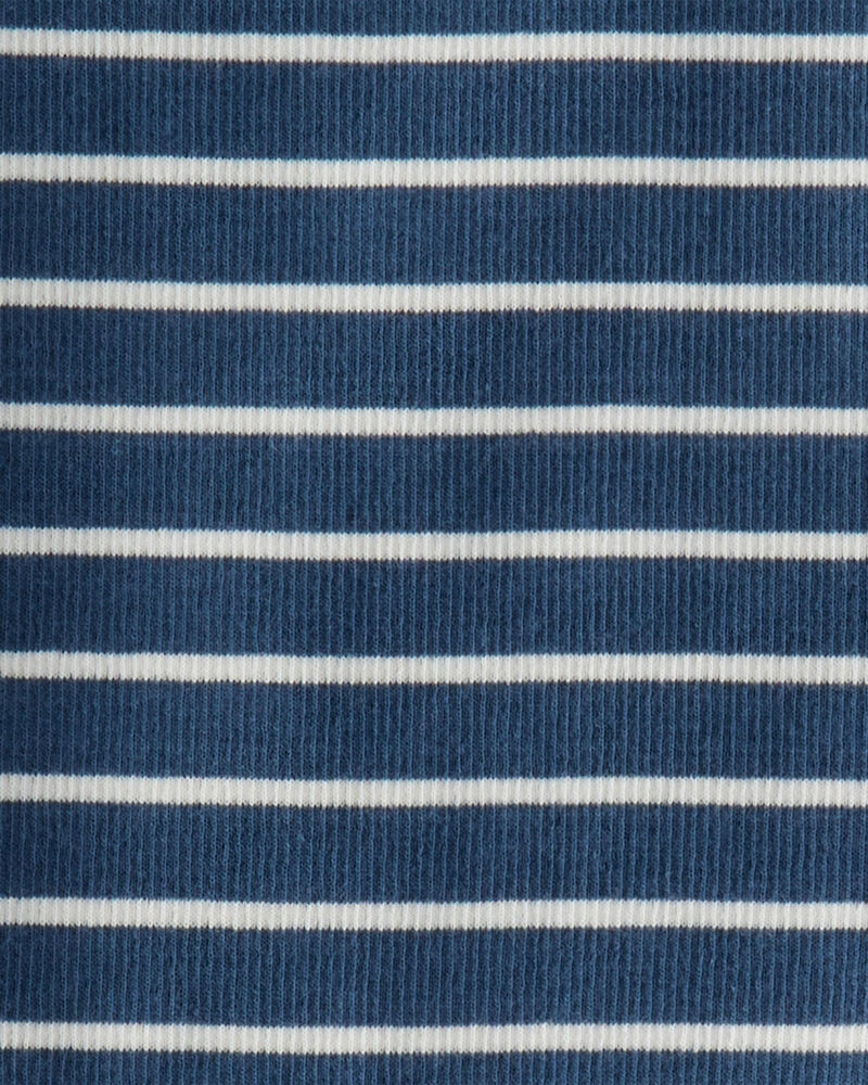Kid Organic Cotton Pajamas Set in Stripes, image 3 of 4 slides