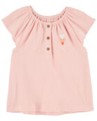 Toddler Ice Cream Crinkle Jersey Top, image 1 of 2 slides