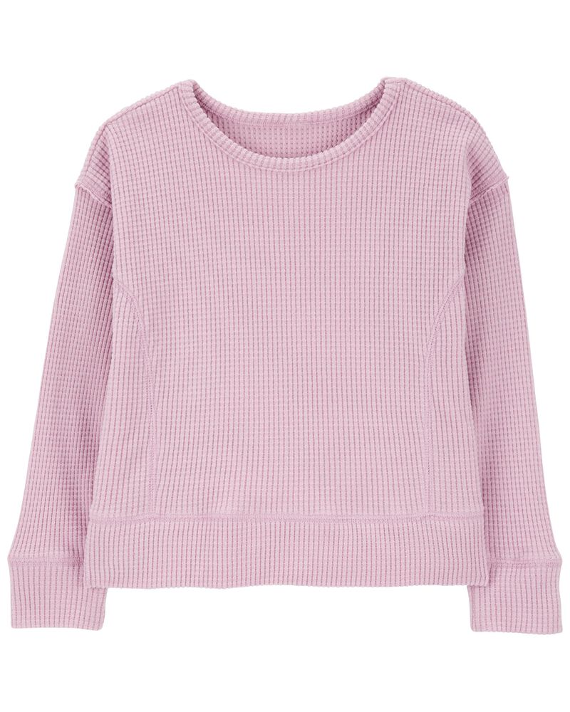 Kid 2-Piece Thermal Top & Fleece Leggings Set, image 2 of 7 slides