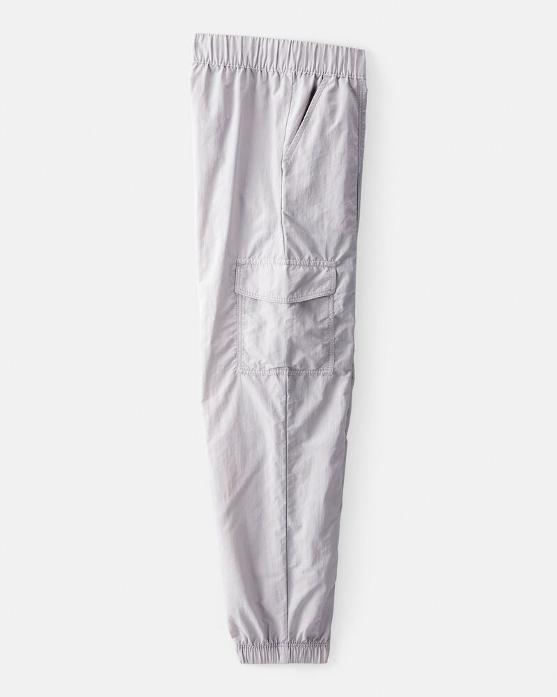 Girls Woven Joggers - Gray, image 3 of 5 slides