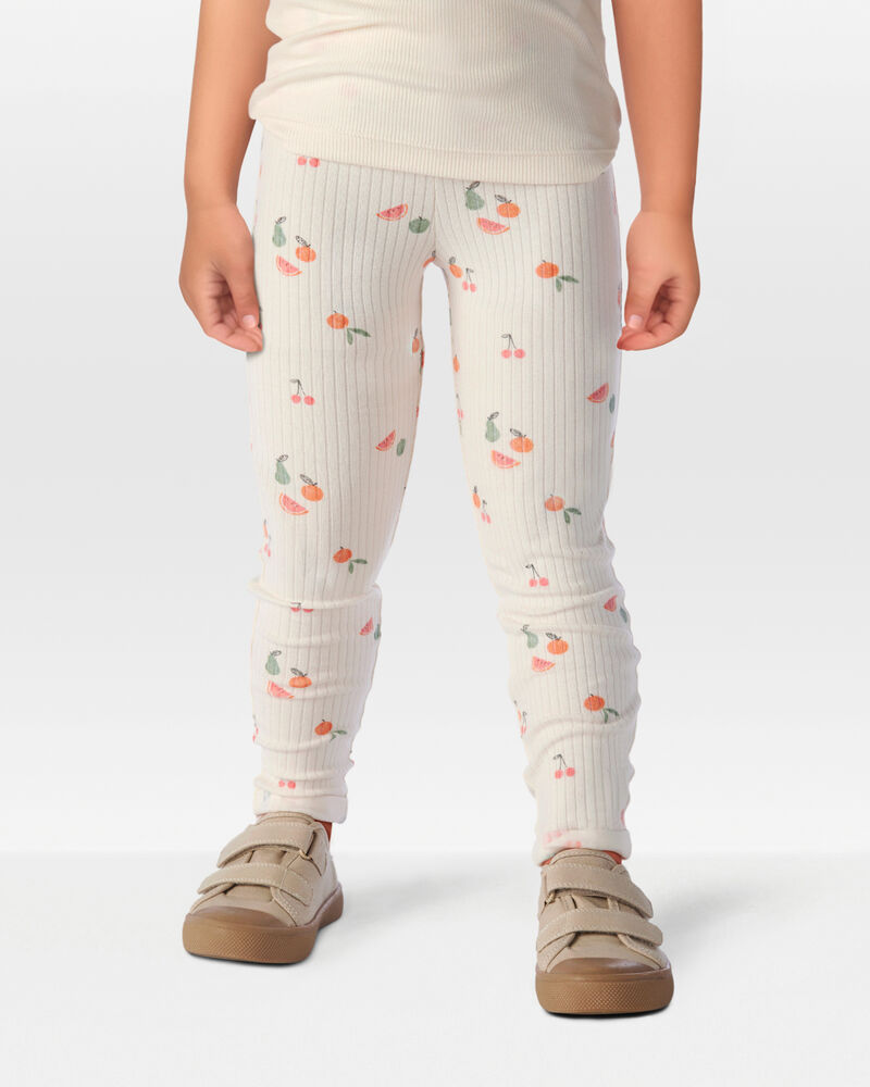 Toddler 2-Pack Organic Cotton Rib Leggings, image 2 of 8 slides