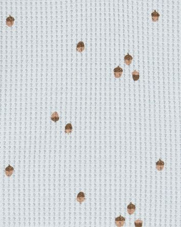 Baby 2-Piece Acorn Print Thermal Bodysuit Pant Set, 