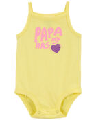 Baby 'Papa' Sleeveless Bodysuit, image 1 of 3 slides