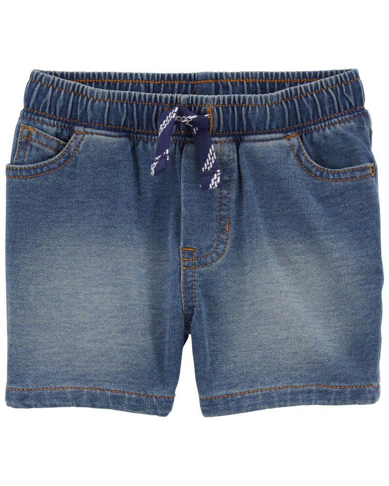 Baby Pull-On Denim Shorts, image 1 of 3 slides