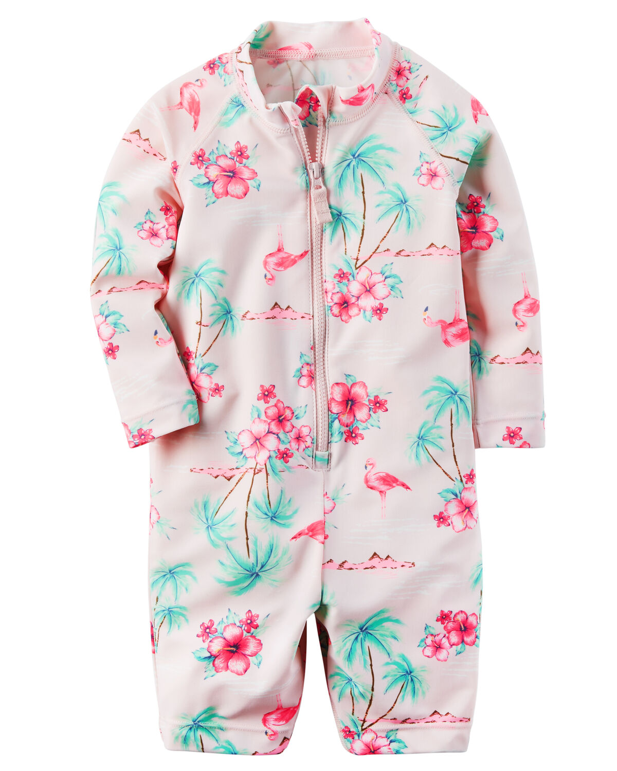 Pink Carter's Flamingo Rashguard