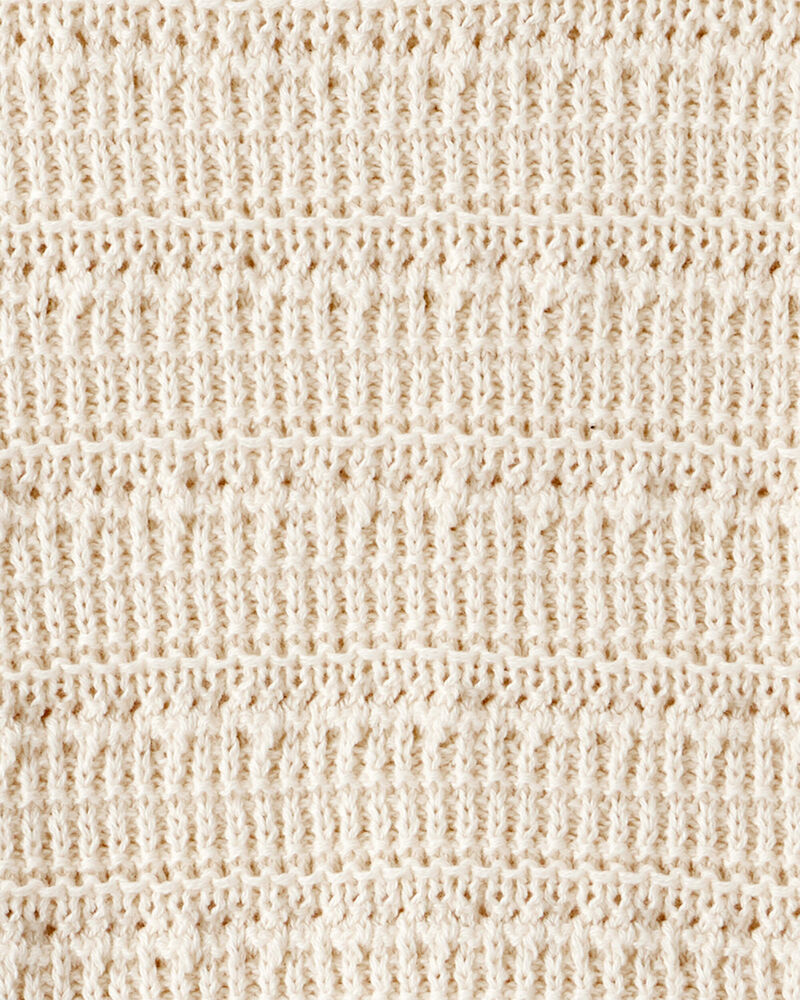 Toddler Girl Long-Sleeve Sweater - Ivory, image 2 of 3 slides